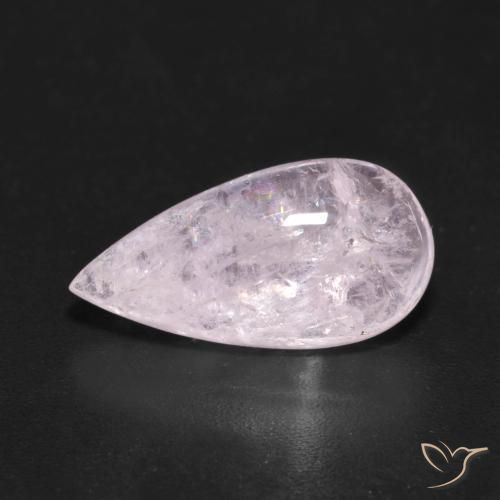 4.15ct Natural rosa rosa Morganita, Formato de pêra, Transparente