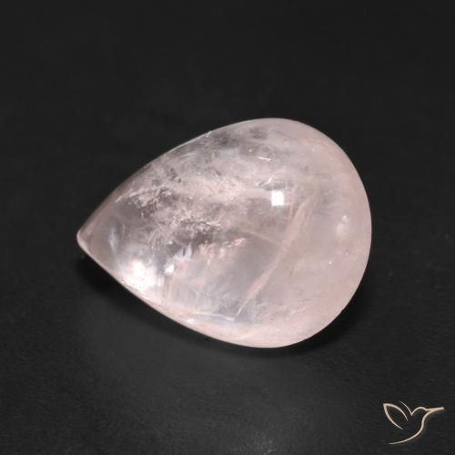 3.77ct Natural Luz rosa Morganita, Formato de pêra, Transparente
