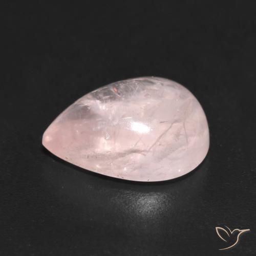 Morganita Luz rosa Natural 3.77ct, Formato de pêra, Transparente