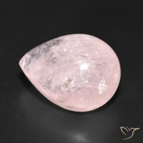 Morganita Luz rosa Natural 10.51ct, Formato de pêra, Translúcido