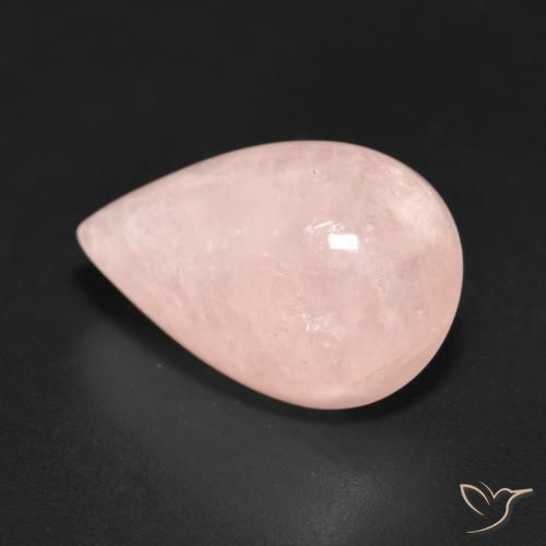 Morganita rosa médio Natural 8.45ct, Formato de pêra, Translúcido