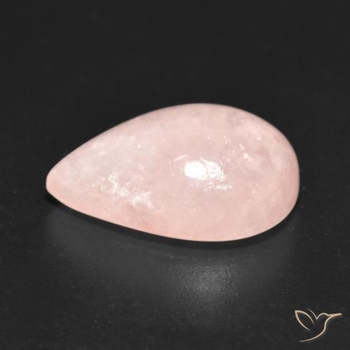 Morganita rosa médio Natural 8.45ct, Formato de pêra, Translúcido