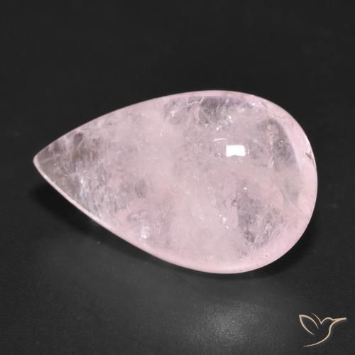Morganita rosa rosa Natural 10.80ct, Formato de pêra, Translúcido
