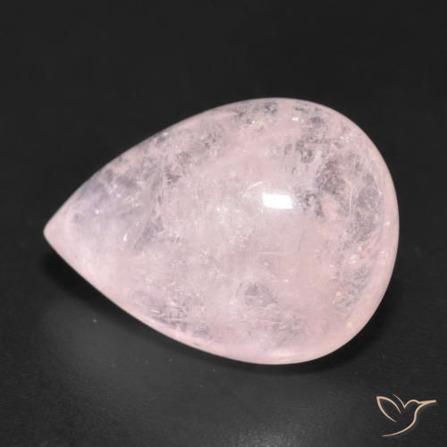 Morganita Luz rosa Natural 6.15ct, Formato de pêra, Translúcido