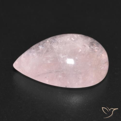 Morganita Luz rosa Natural 6.15ct, Formato de pêra, Translúcido