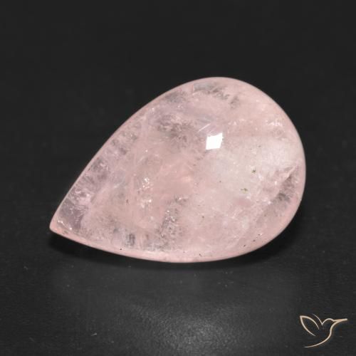 7.00ct Natural rosa médio Morganita, Formato de pêra, Translúcido