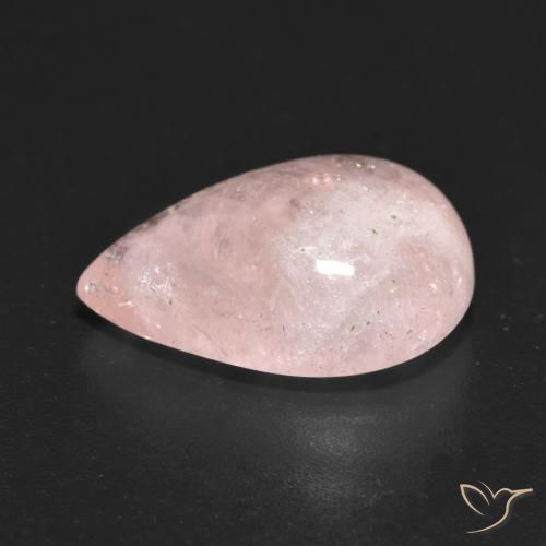 Morganita rosa médio Natural 7.00ct, Formato de pêra, Translúcido