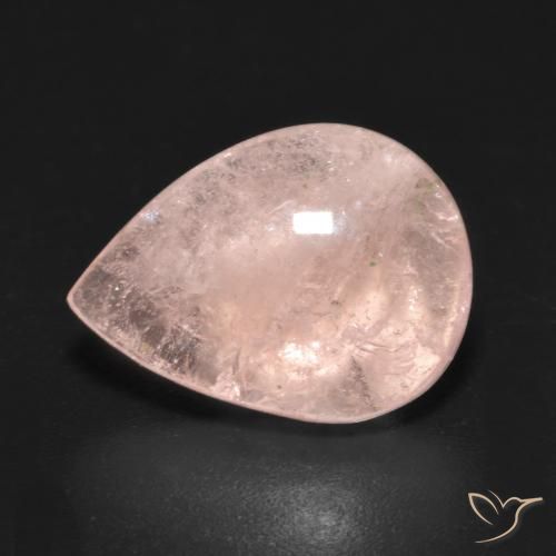 6.51ct Natural Rosa Flamingo Morganita, Formato de pêra, Transparente