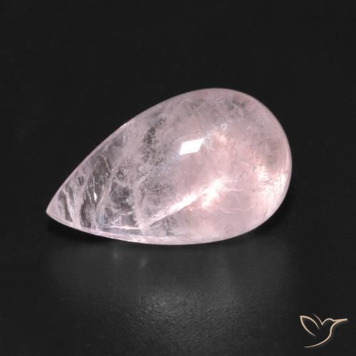 4.55ct Natural Rosa Médio Claro Morganita, Formato de pêra, Transparente
