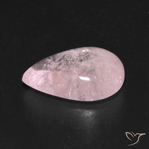 Morganita rosa rosa Natural 4.45ct, Formato de pêra, Transparente