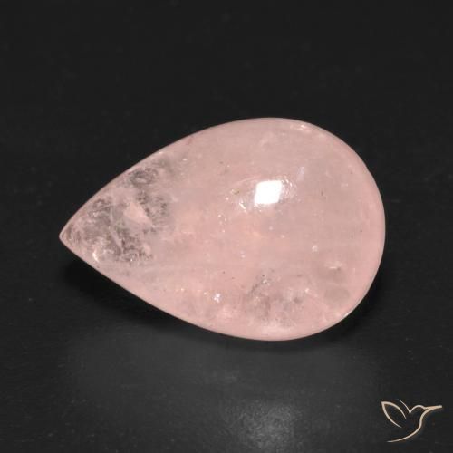 5.86ct Natural rosa médio Morganita, Formato de pêra, Transparente