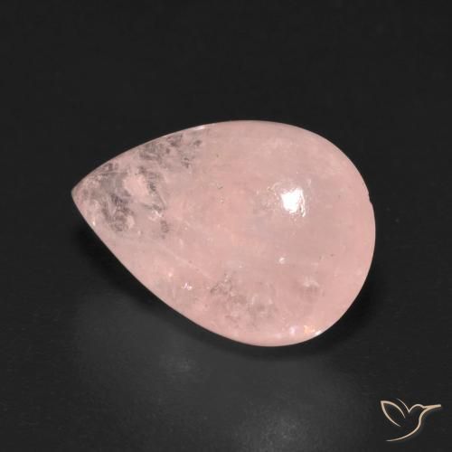 Morganita rosa médio Natural 5.86ct, Formato de pêra, Transparente