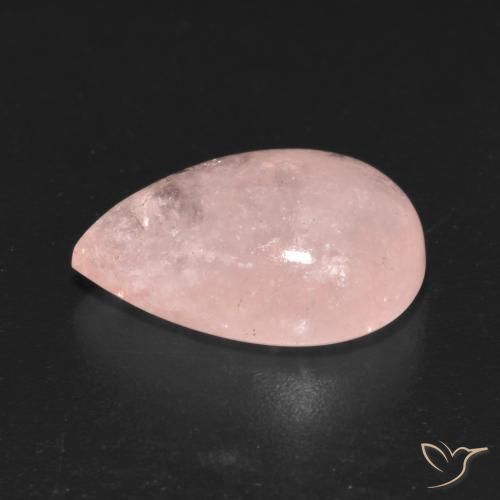 Morganita rosa médio Natural 5.86ct, Formato de pêra, Transparente