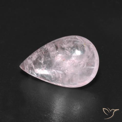 2.26ct Natural Luz rosa Morganita, Formato de pêra, Transparente