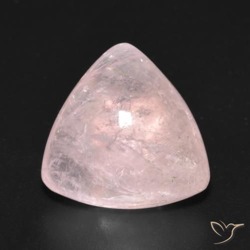 6.66ct Natural rosa médio Morganita, Trilhão, Transparente
