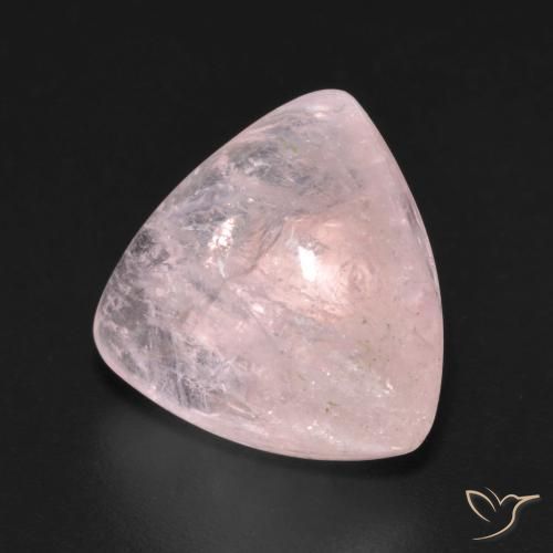 Morganita rosa médio Natural 6.66ct, Trilhão, Transparente