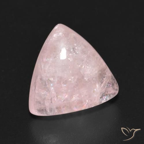 Morganita Rosa coral claro Natural 4.11ct, Trilhão, Transparente