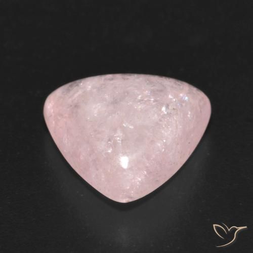Morganita Rosa coral claro Natural 4.11ct, Trilhão, Transparente