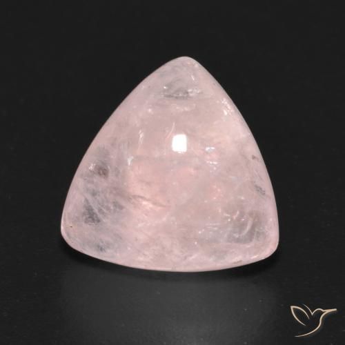 4.17ct Natural Rosa coral claro Morganita, Trilhão, Transparente