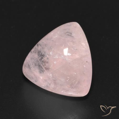 Morganita Rosa coral claro Natural 4.17ct, Trilhão, Transparente