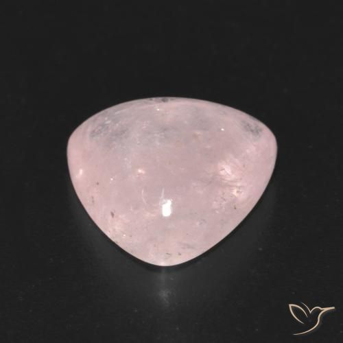 Morganita Rosa coral claro Natural 4.17ct, Trilhão, Transparente