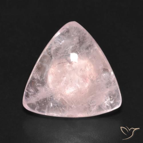 5.39ct Natural Rosa Flamingo Morganita, Trilhão, Transparente