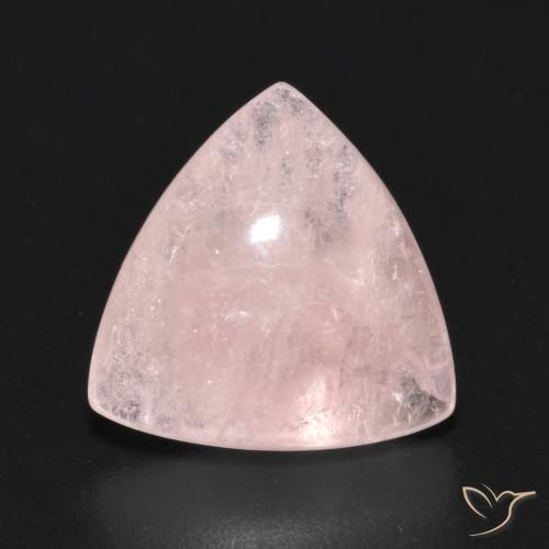 4.90ct Natural Luz rosa Morganita, Trilhão, Transparente