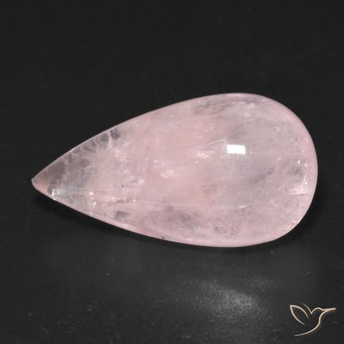 Morganita rosa rosa Natural 9.32ct, Formato de pêra, Transparente