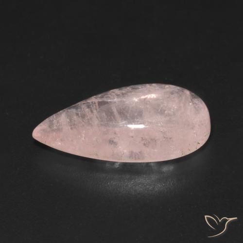 Morganita Luz rosa Natural 4.26ct, Formato de pêra, Transparente