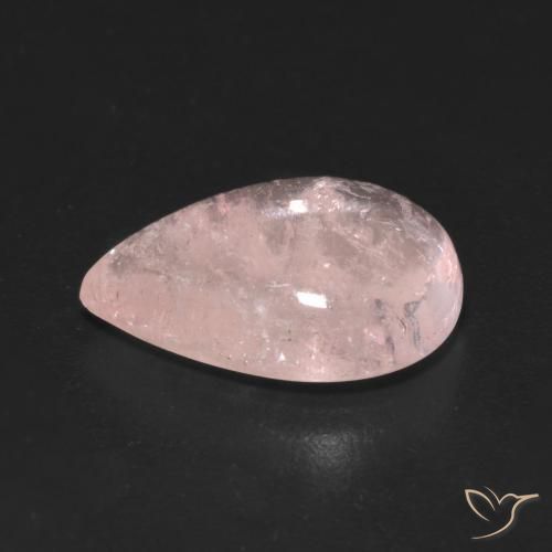 Morganita Rosa Claro Rosa Natural 4.31ct, Formato de pêra, Transparente