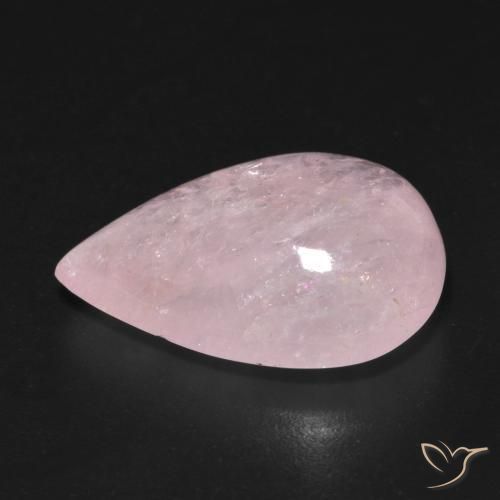 Morganita Rosa Médio Claro Natural 11.09ct, Formato de pêra, Transparente