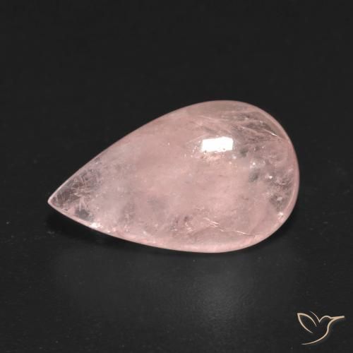 4.49ct Natural Rosa Flamingo Morganita, Formato de pêra, Transparente