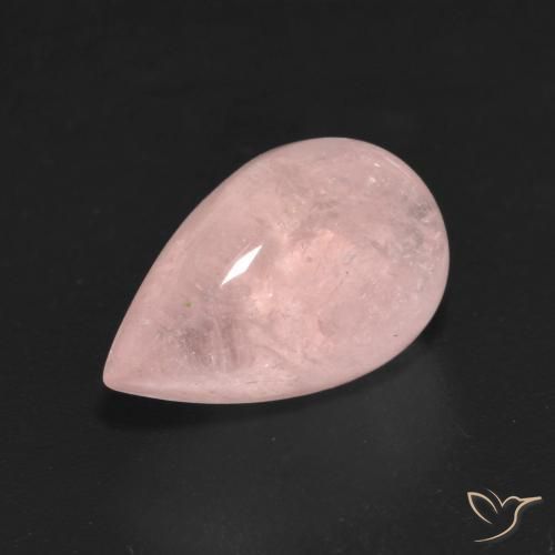 Morganita rosa médio Natural 4.86ct, Formato de pêra, Transparente