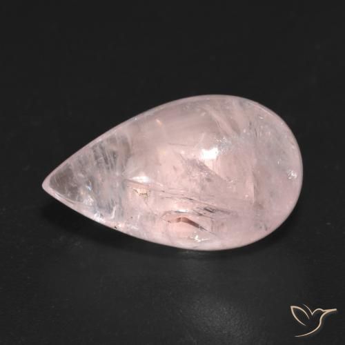 7.14ct Natural Rosa Claro Rosa Morganita, Formato de pêra, Transparente