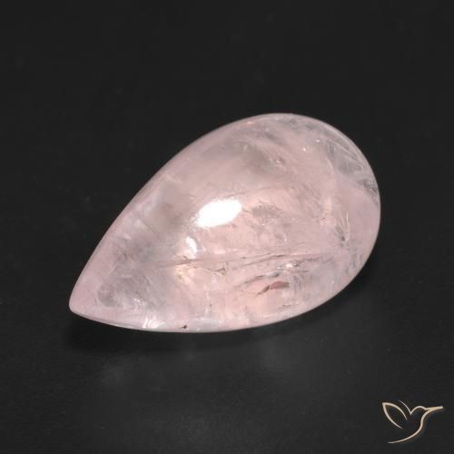 Morganita Rosa Claro Rosa Natural 7.14ct, Formato de pêra, Transparente