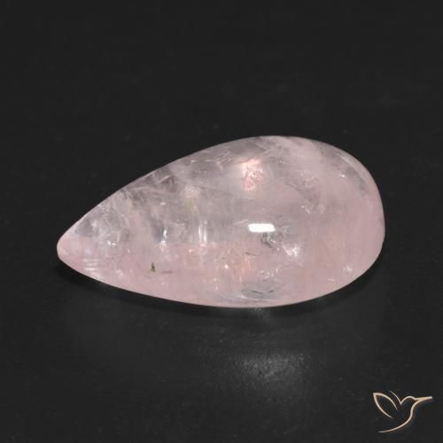Morganita Rosa Claro Rosa Natural 7.14ct, Formato de pêra, Transparente