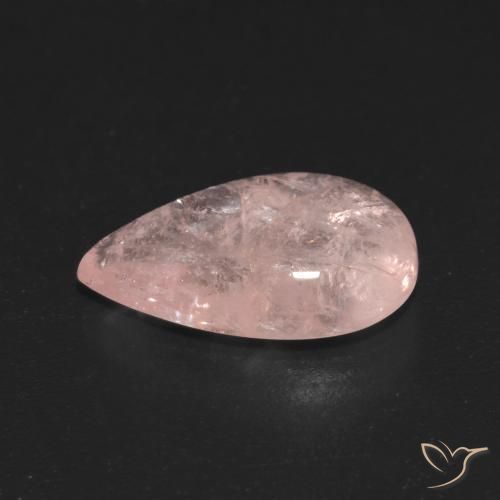 Morganita Luz rosa Natural 3.66ct, Formato de pêra, Transparente