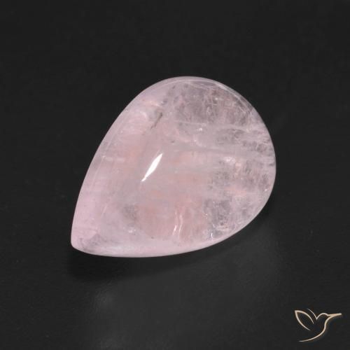 Morganita Luz rosa Natural 5.89ct, Formato de pêra, Transparente
