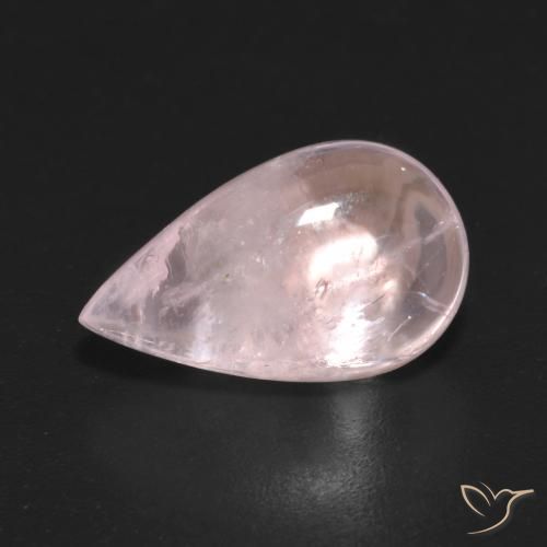 Morganita rosa rosa Natural 5.30ct, Formato de pêra, Transparente