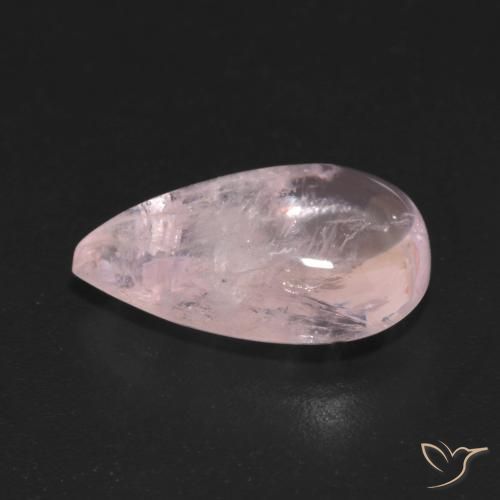 Morganita rosa rosa Natural 5.30ct, Formato de pêra, Transparente