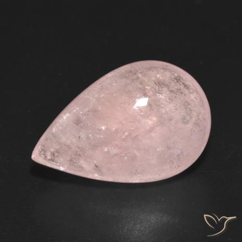 7.23ct Natural Luz rosa Morganita, Formato de pêra, Transparente