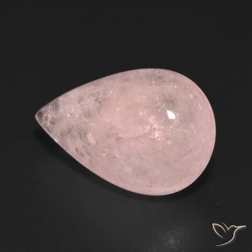 Morganita Luz rosa Natural 7.23ct, Formato de pêra, Transparente