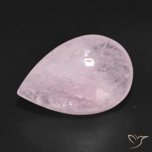 9.65ct Natural Rosa chiclete Morganita, Formato de pêra, Transparente
