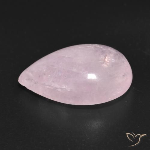 Morganita Rosa chiclete Natural 9.65ct, Formato de pêra, Transparente
