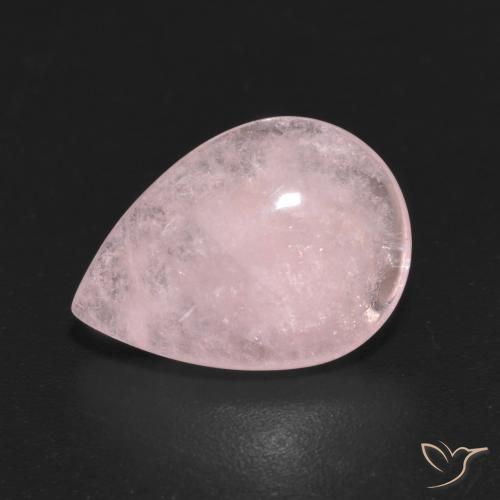 4.31ct Natural Rosa Pêssego Claro Morganita, Formato de pêra, Transparente