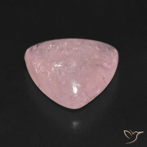 Morganita rosa médio Natural 6.30ct, Trilhão, Translúcido