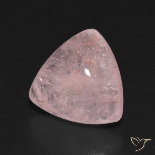 Morganita Rosa coral claro Natural 4.18ct, Trilhão, Transparente