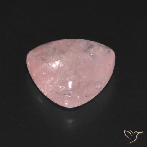 Morganita Rosa coral claro Natural 4.18ct, Trilhão, Transparente