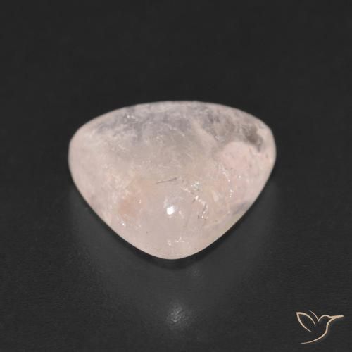 Morganita Rosa Flamingo Natural 3.65ct, Trilhão, Transparente