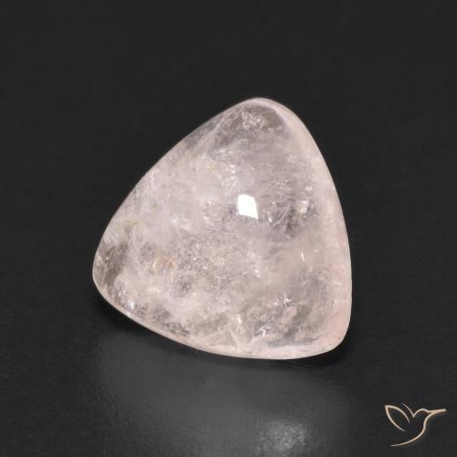 Morganita Rosa Flamingo Natural 2.95ct, Trilhão, Transparente